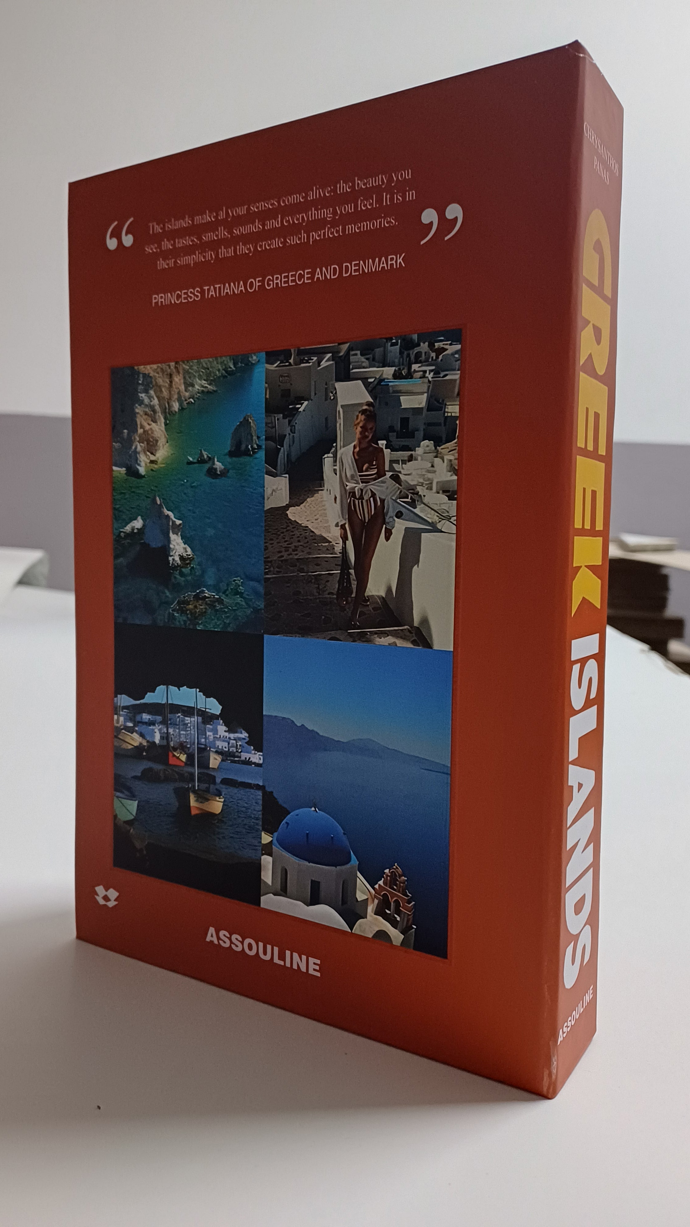 581 GREEK ISLANDS dekoratif kitap kutusu