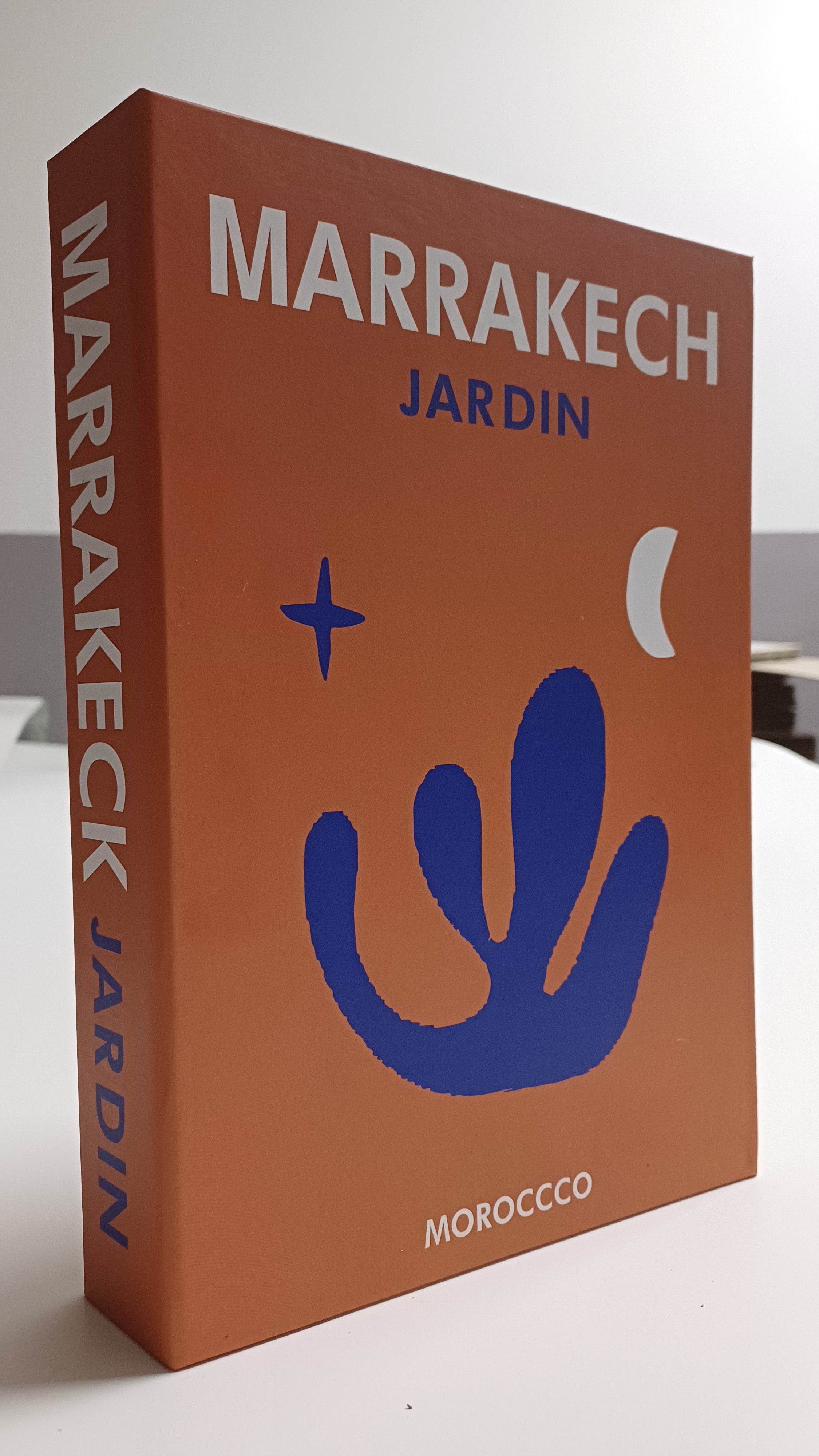 557 MARRAKECH JARDIN dekoratif kitap kutusu