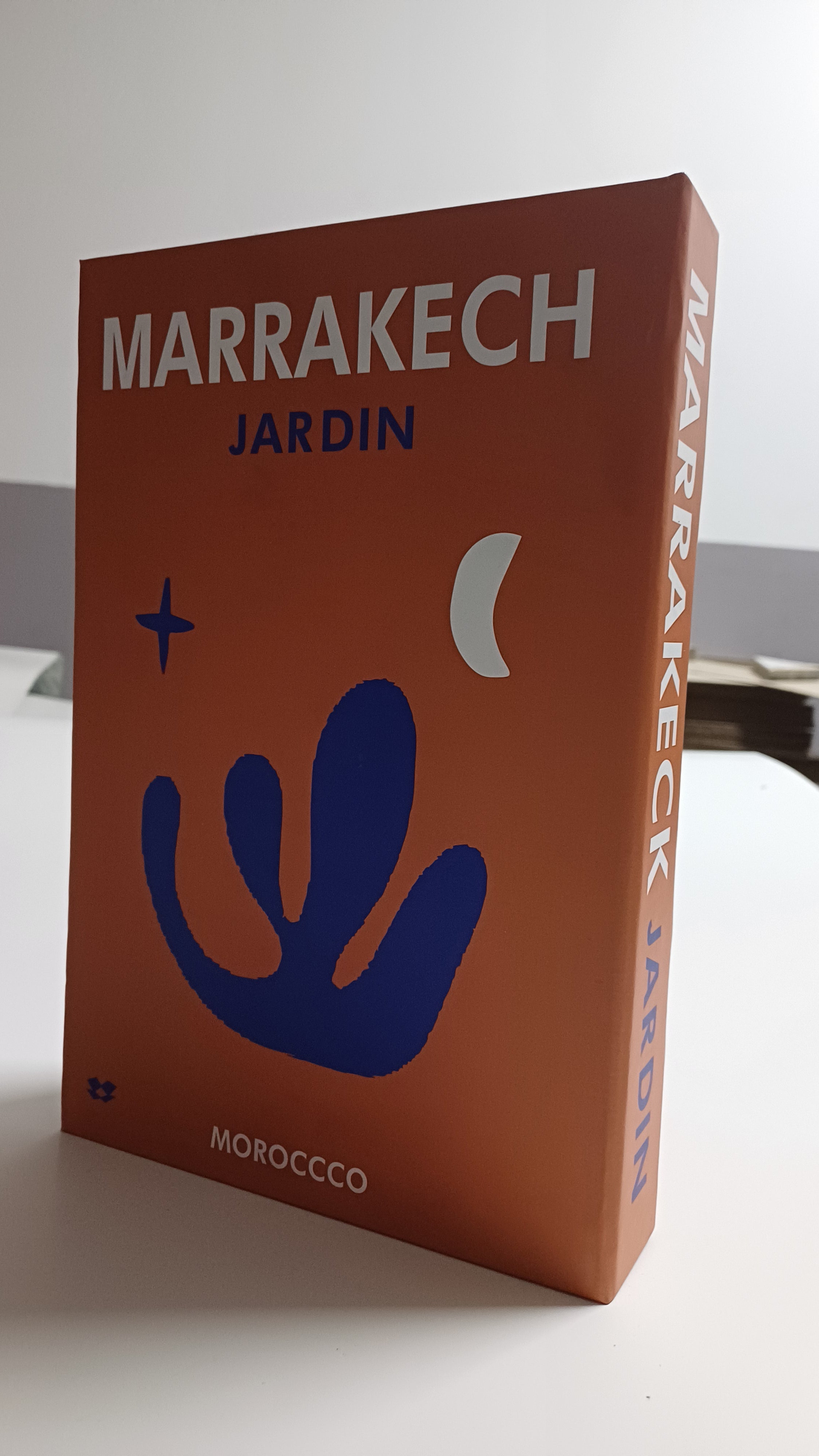 557 MARRAKECH JARDIN dekoratif kitap kutusu
