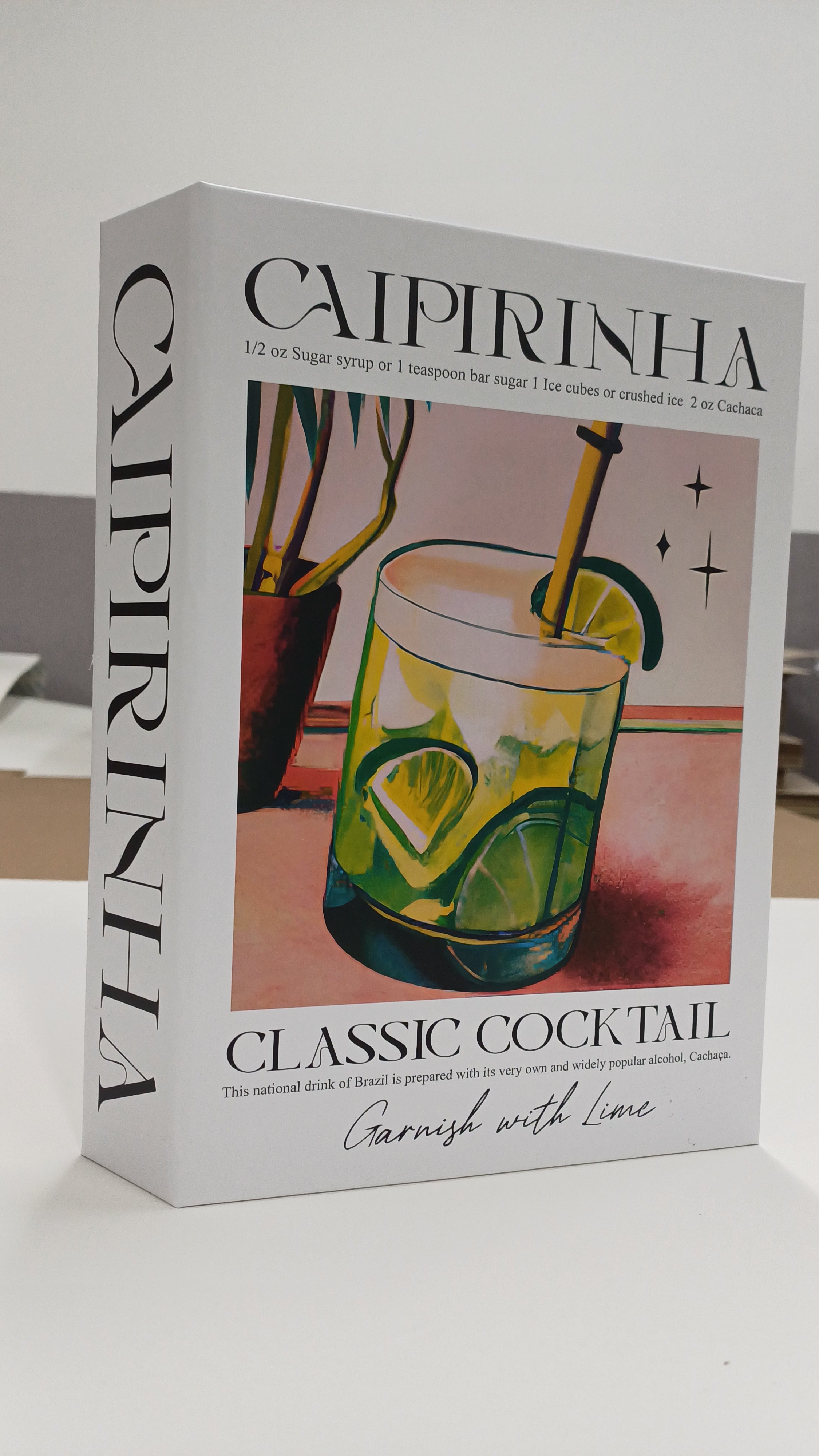 524 CAIPIRINHA dekoratif kitap kutusu