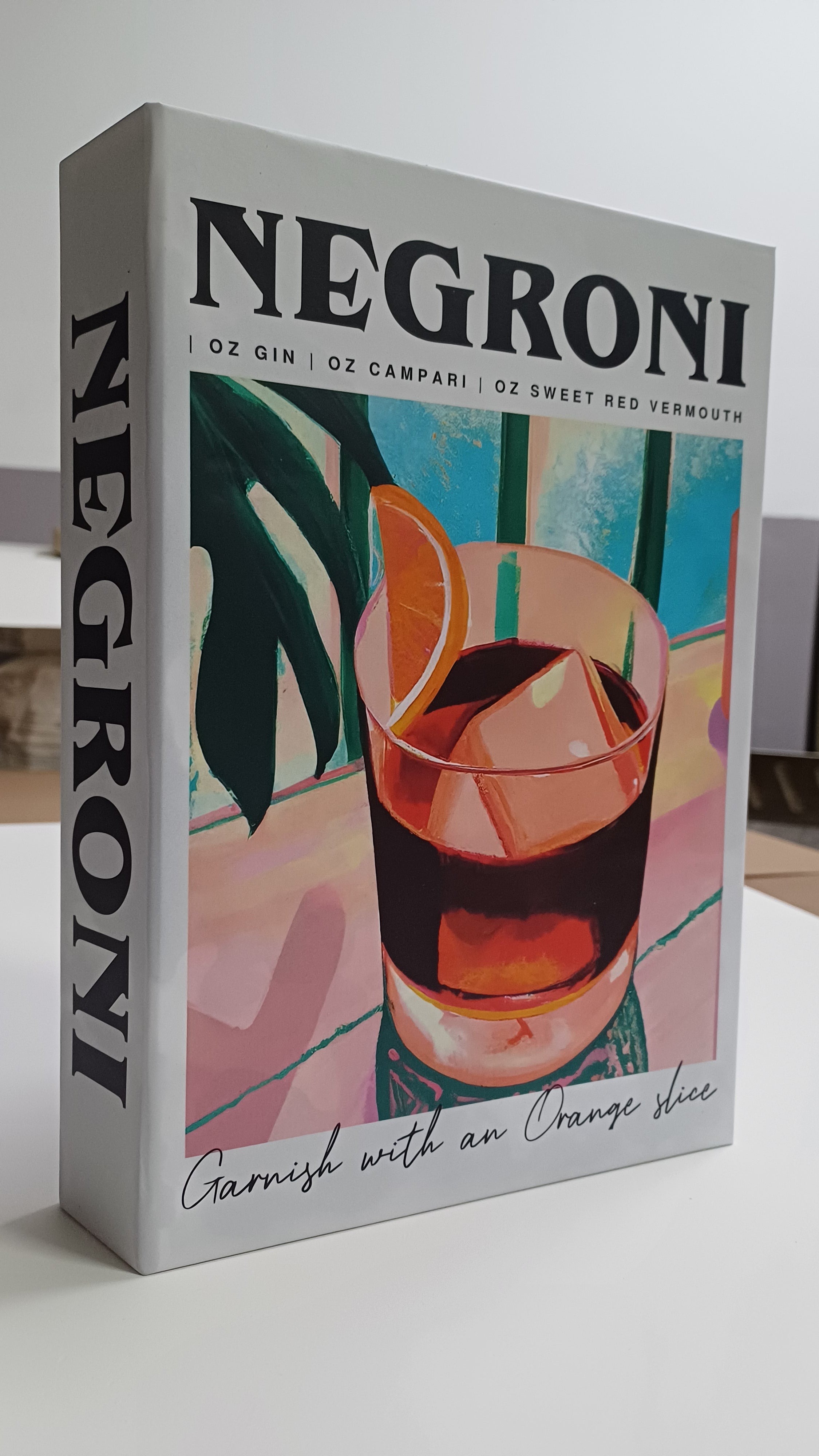 548 NEGRONI dekoratif kitap kutusu