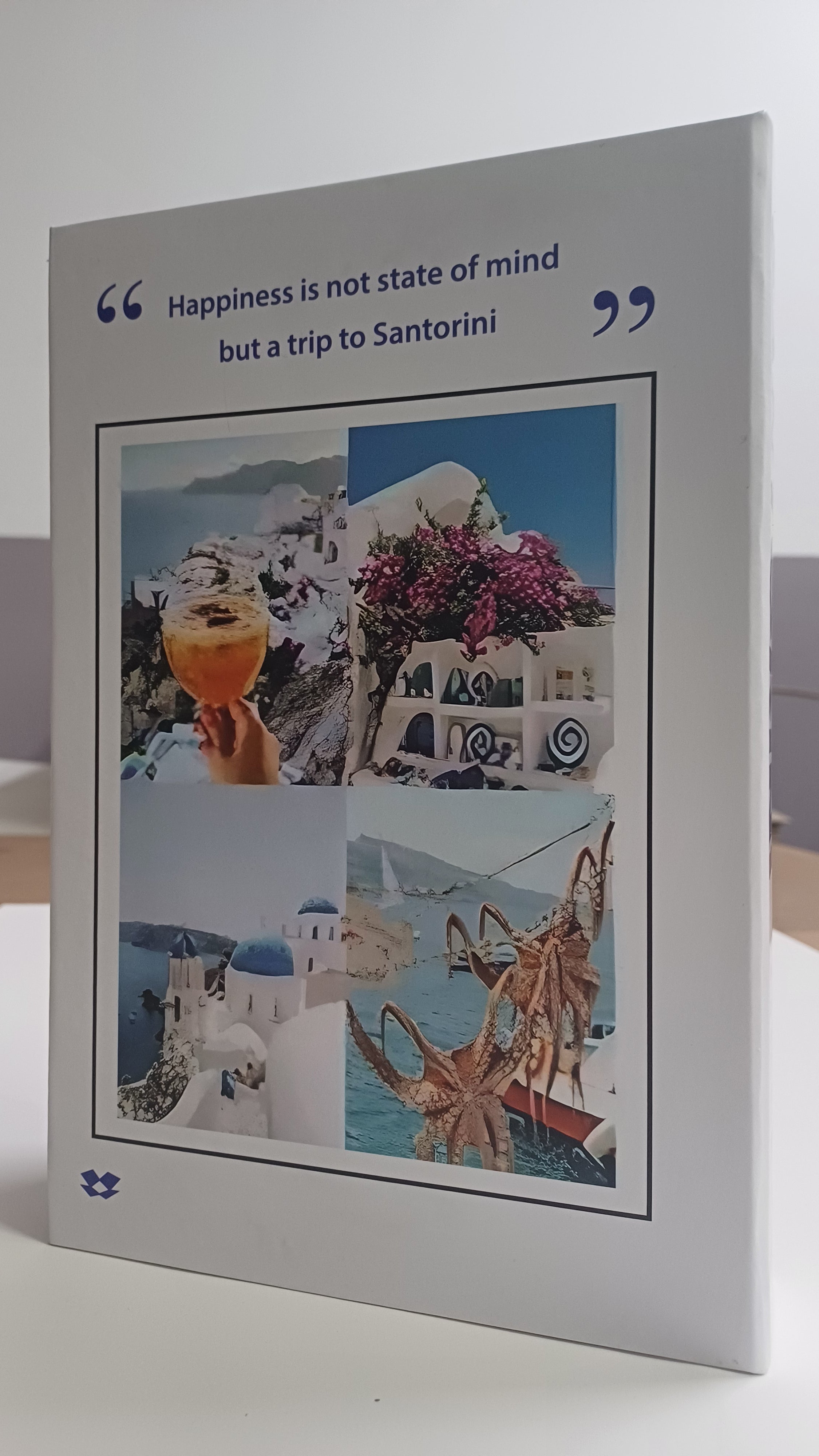 597 SANTORINI dekoratif kitap kutusu