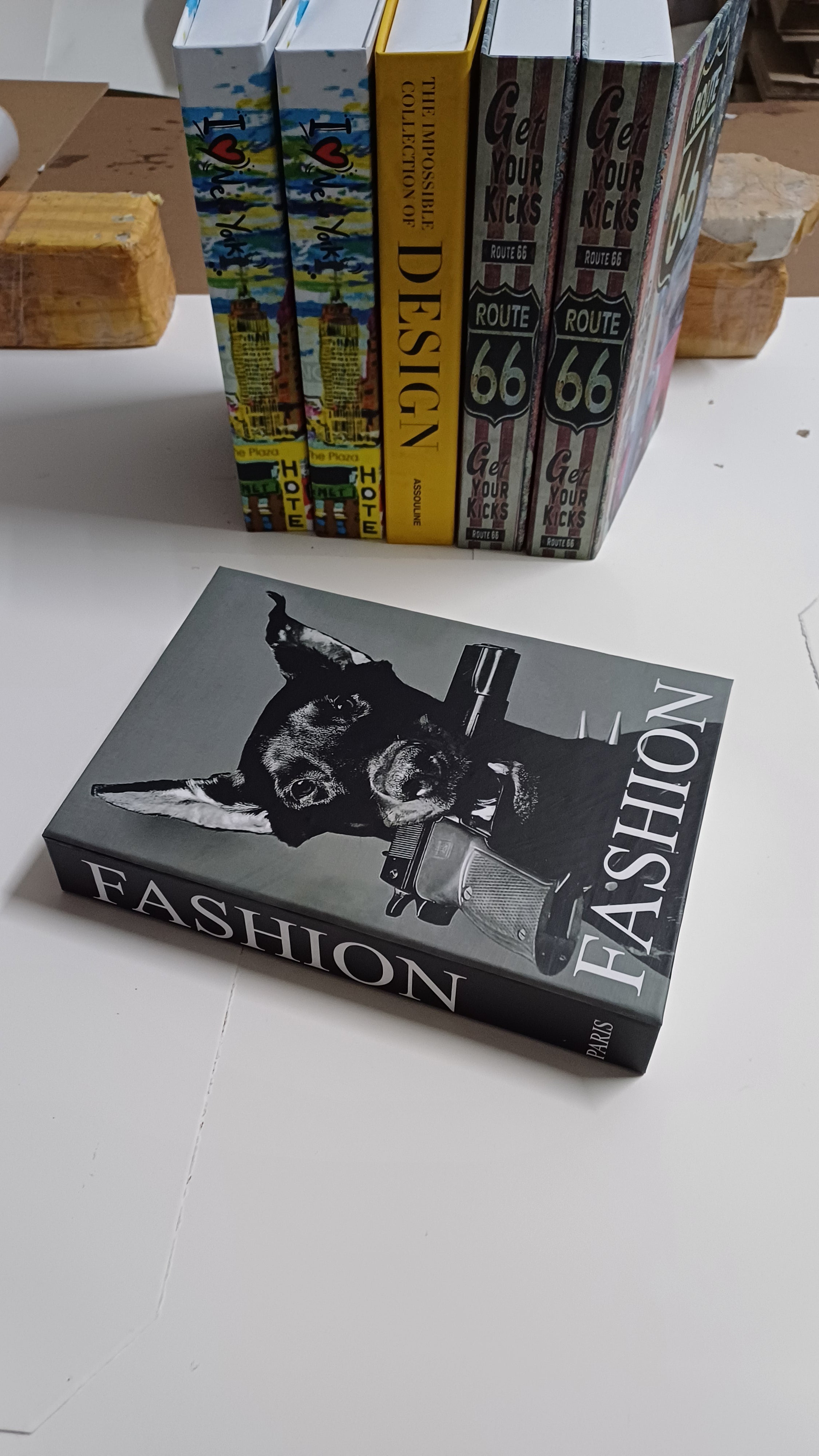 505 FASHION MAFIA DOG dekoratif kitap kutusu