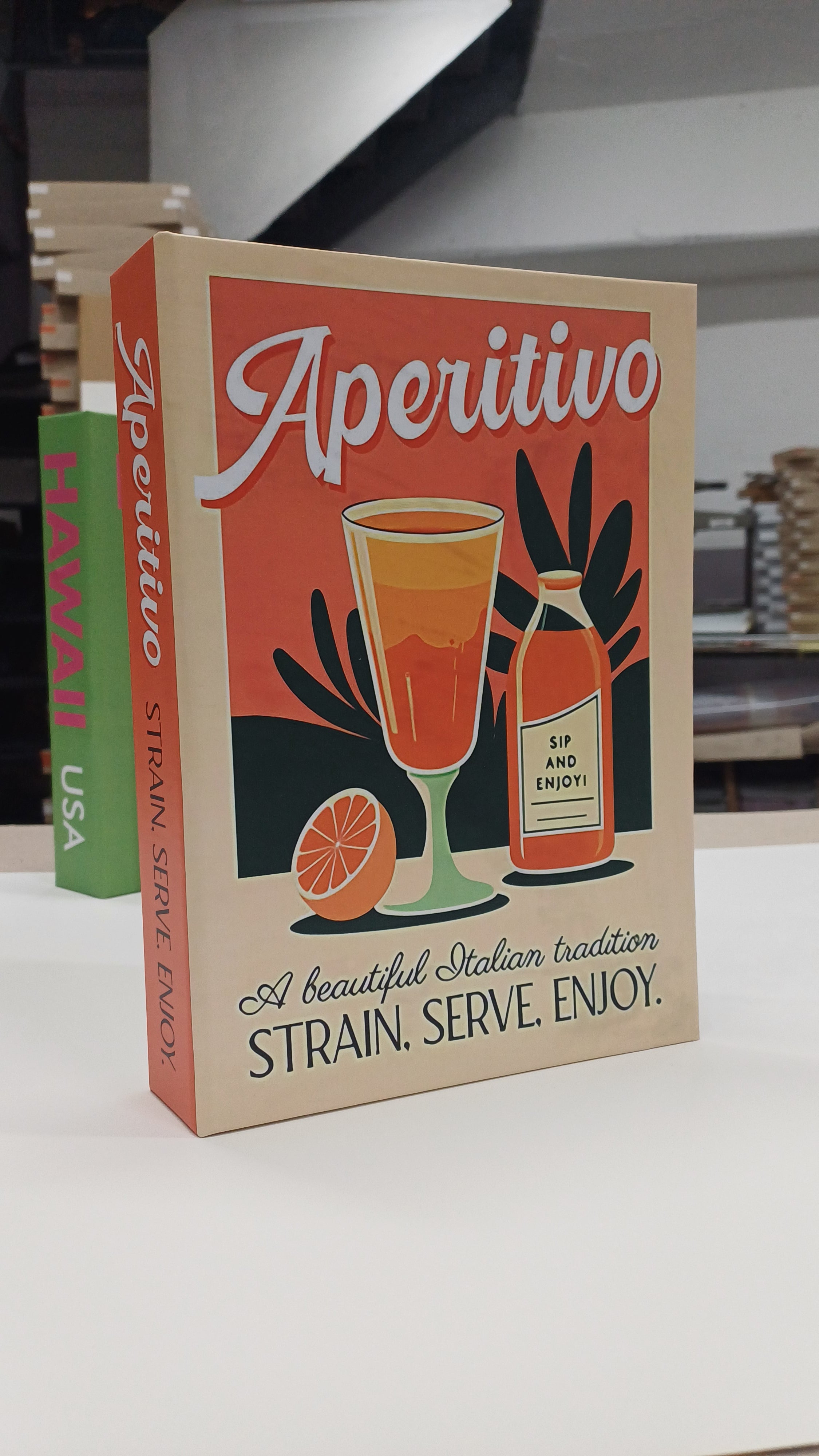 576 APERITIVO dekoratif kitap kutusu