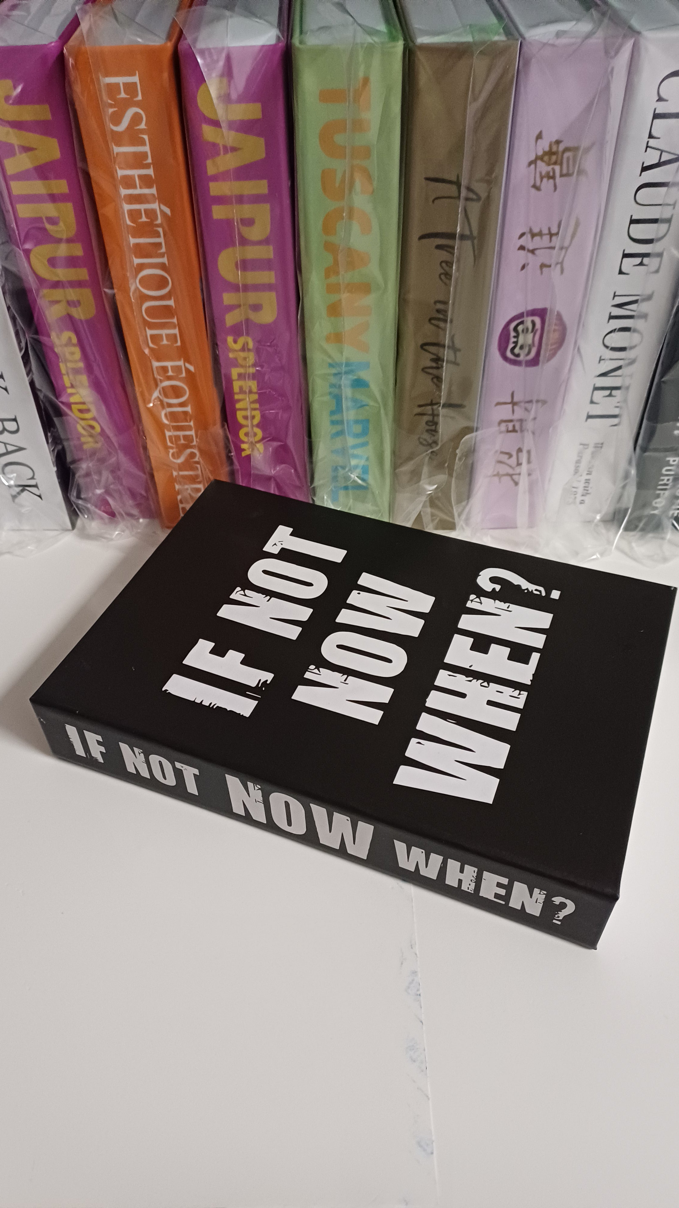 615 IF NOT NOW WHEN? dekoratif kitap kutusu