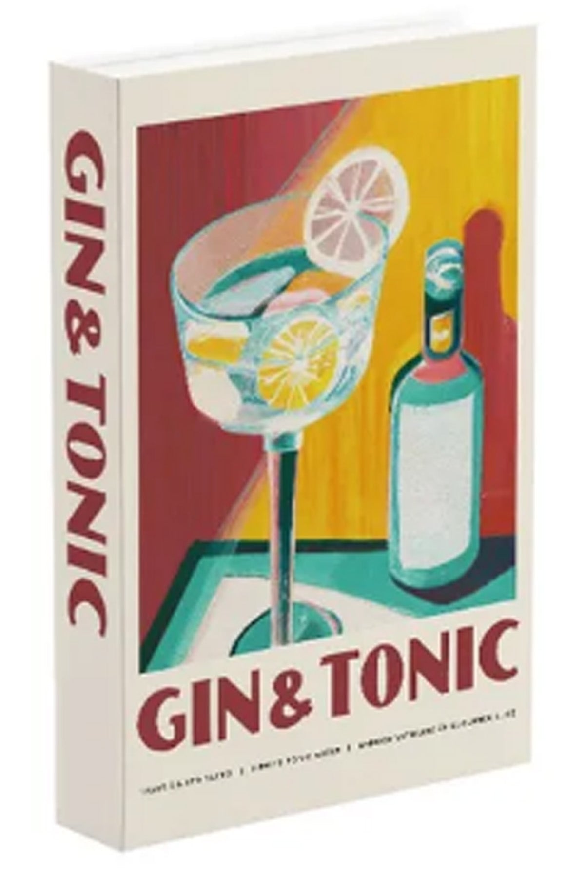 501 GIN & TONIC dekoratif kitap kutusu