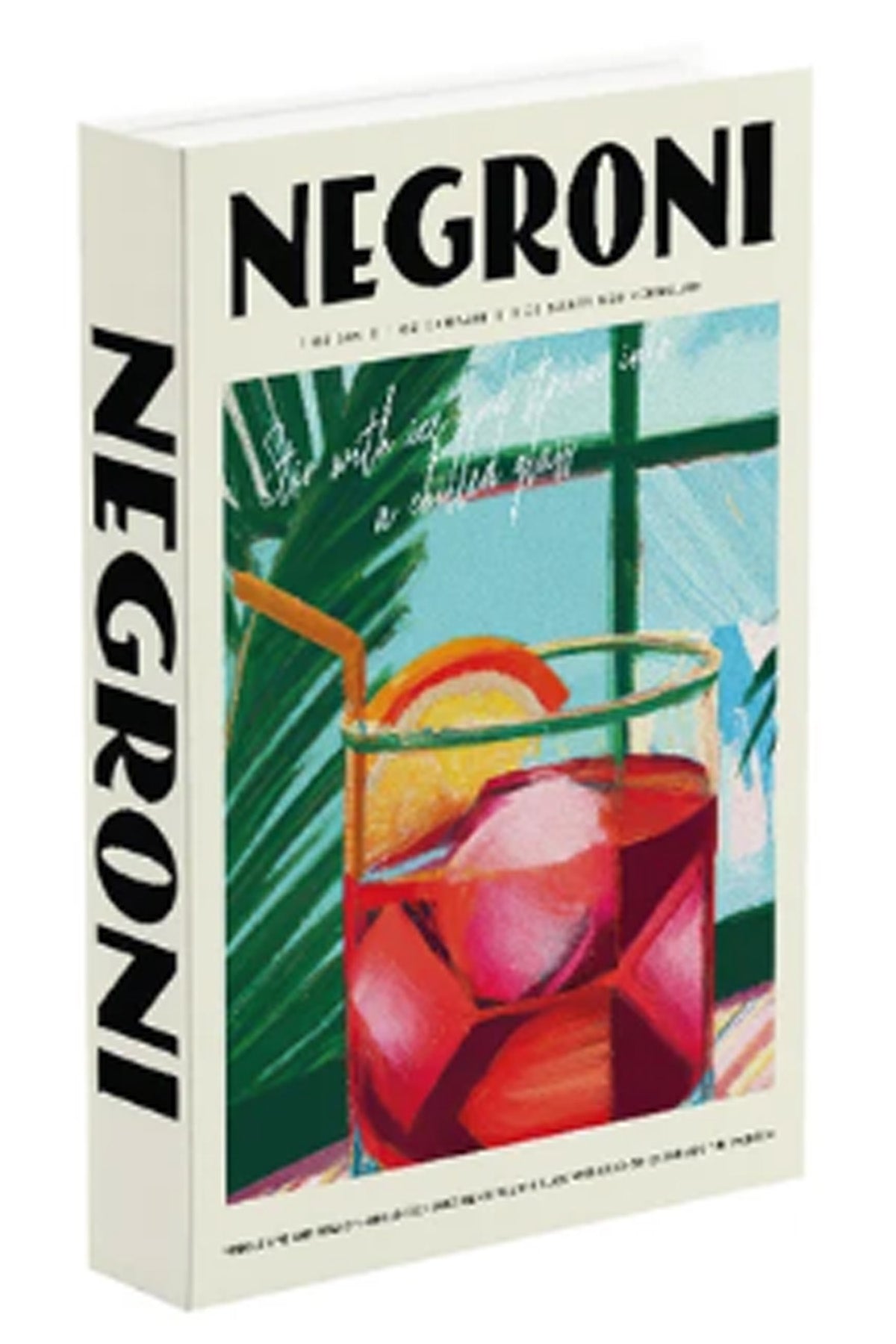 548 NEGRONI dekoratif kitap kutusu