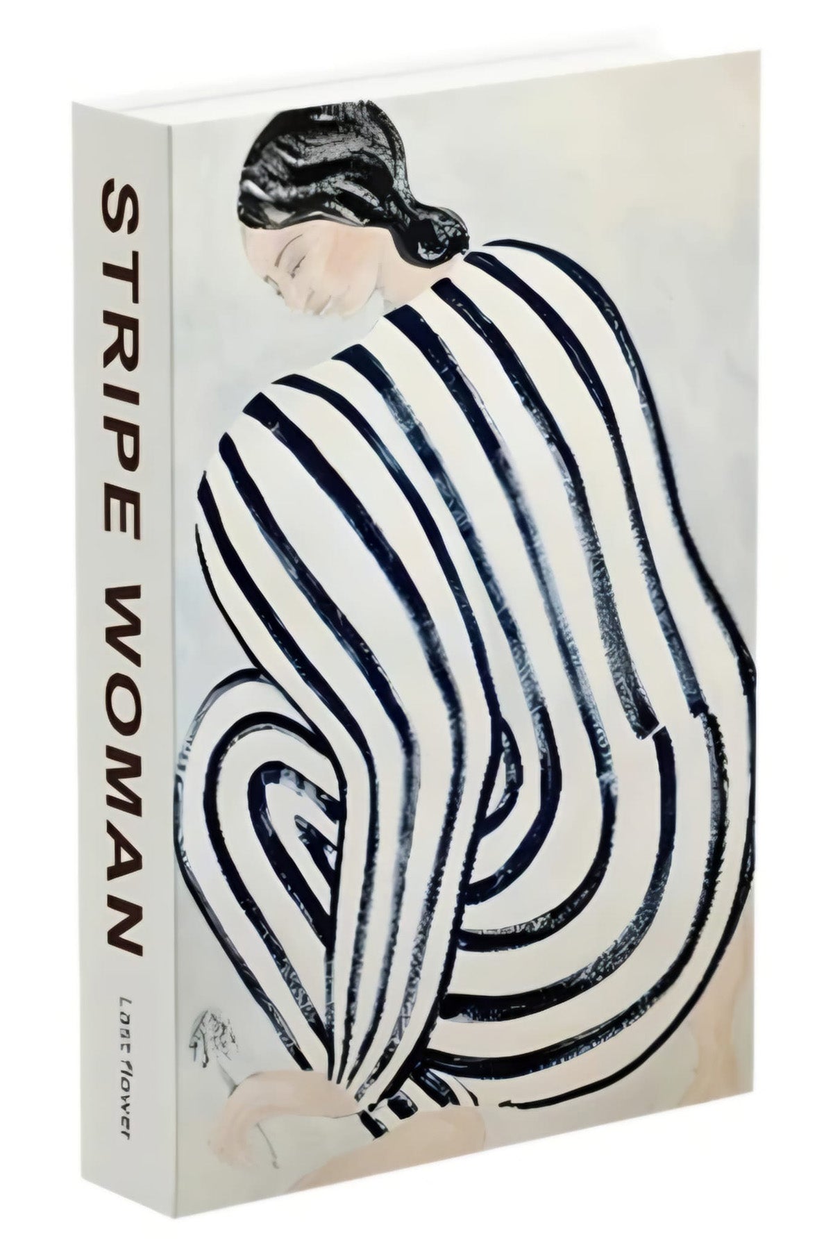 570 STRIPE WOMAN dekoratif kitap kutusu