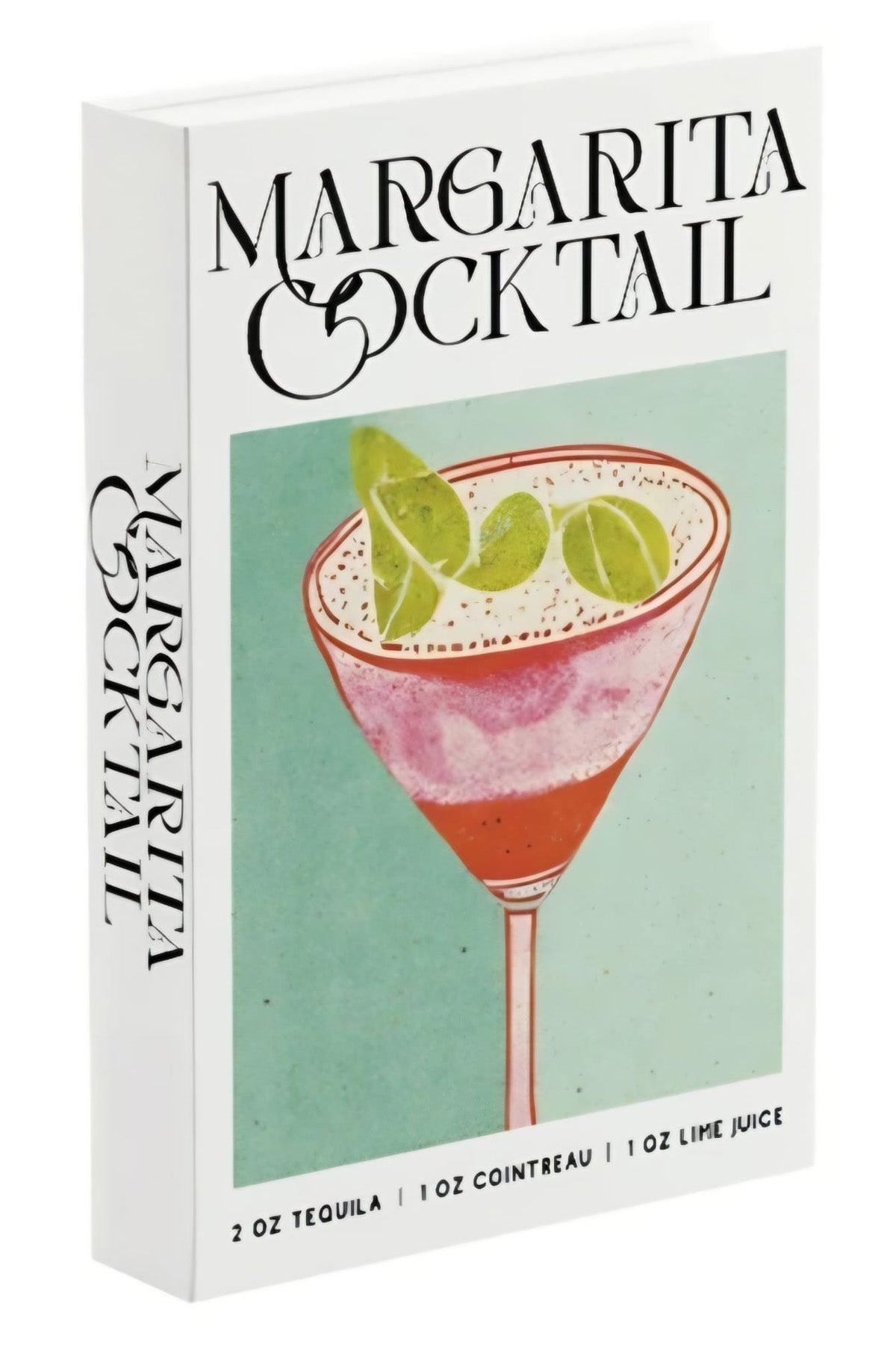 578 MARGARITA COCKTAIL dekoratif kitap kutusu