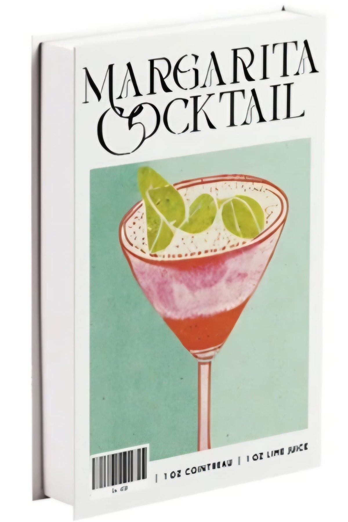 578 MARGARITA COCKTAIL dekoratif kitap kutusu