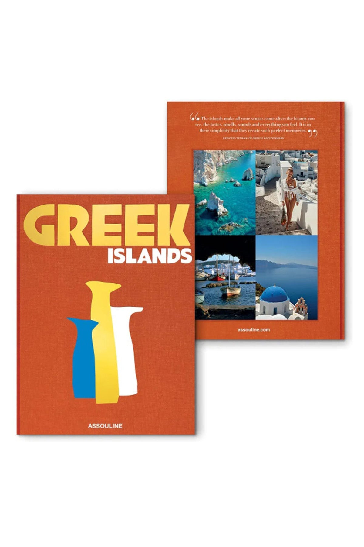 581 GREEK ISLANDS dekoratif kitap kutusu