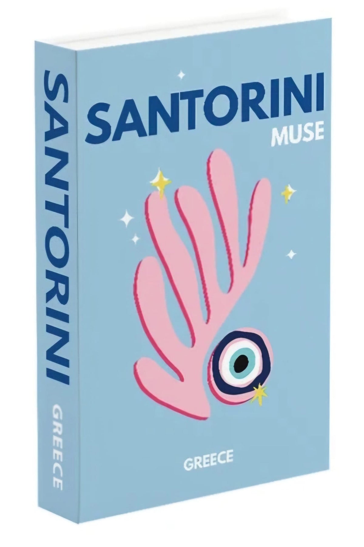 594 SANTORINI MUSE dekoratif kitap kutusu