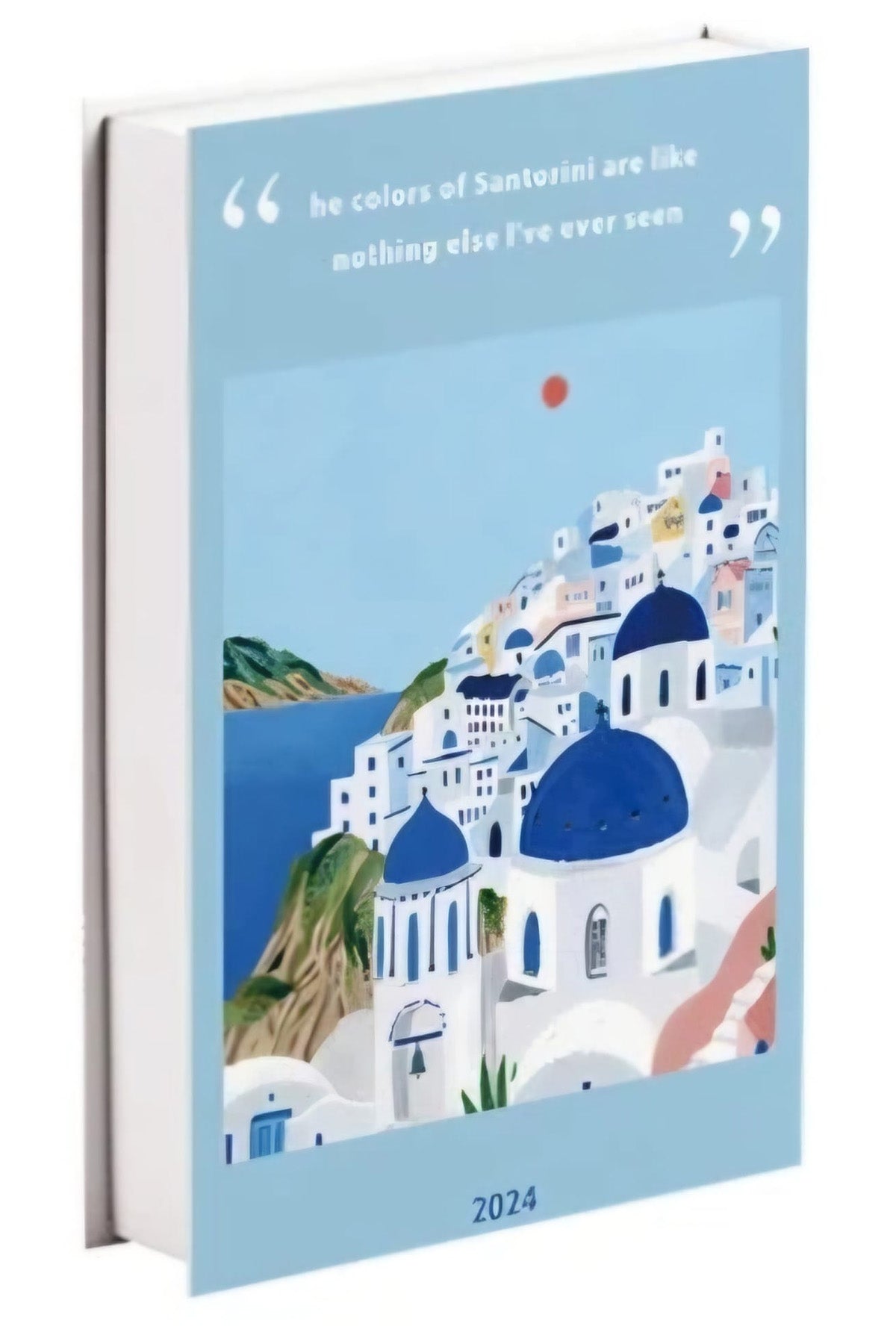 594 SANTORINI MUSE dekoratif kitap kutusu