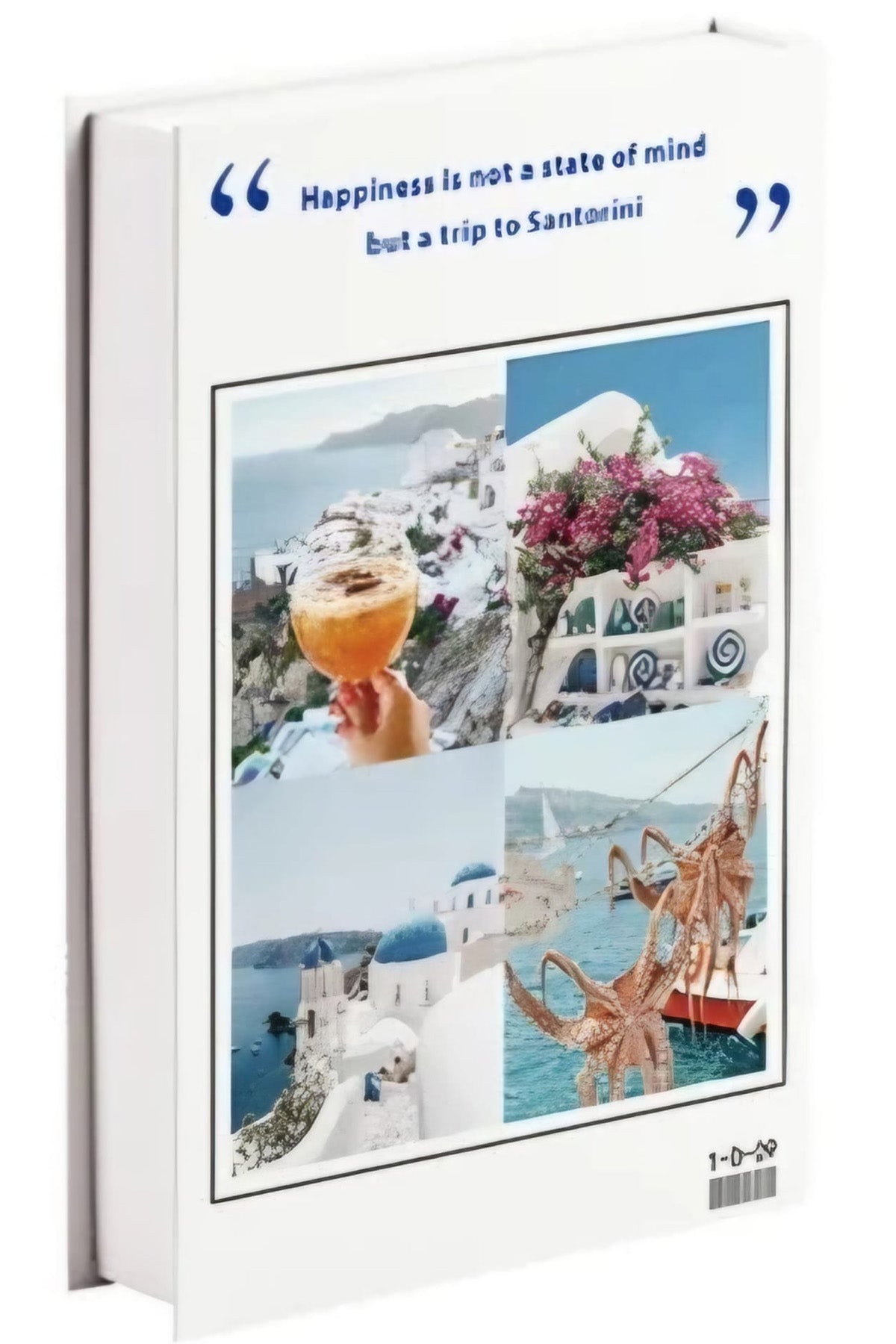 597 SANTORINI dekoratif kitap kutusu