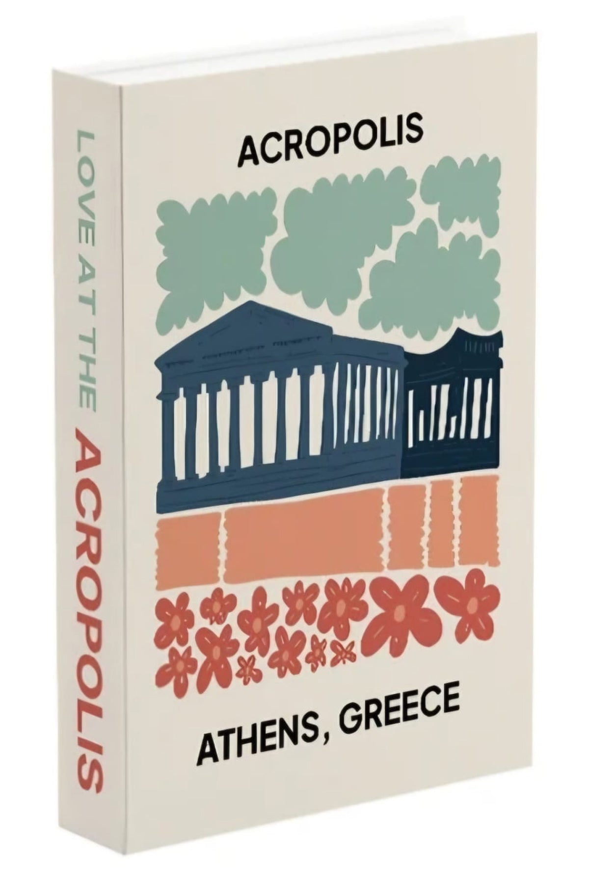 602 ACROPOLIS ATHENS dekoratif kitap kutusu