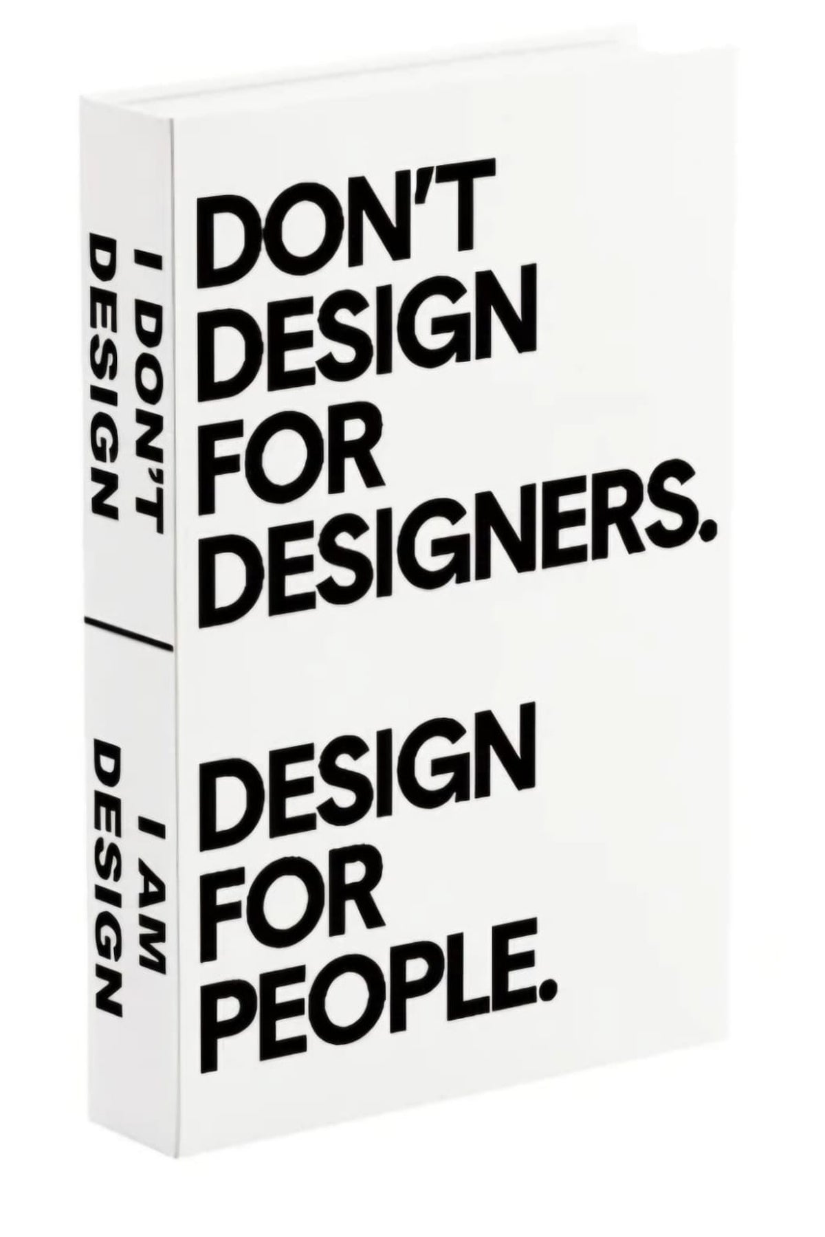 617 DON'T DESIGN FOR DESIGNERS. .. dekoratif kitap kutusu