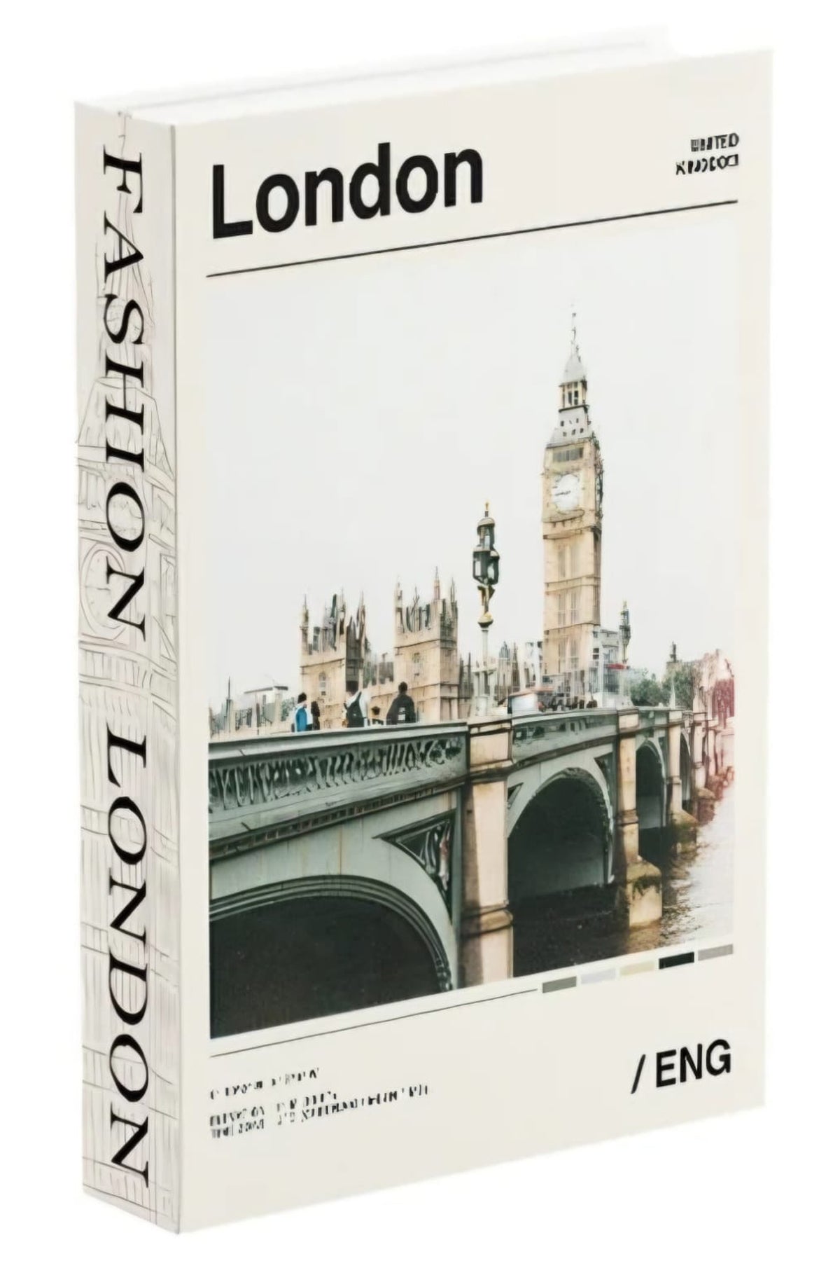 619 LONDON FASHION dekoratif kitap kutusu