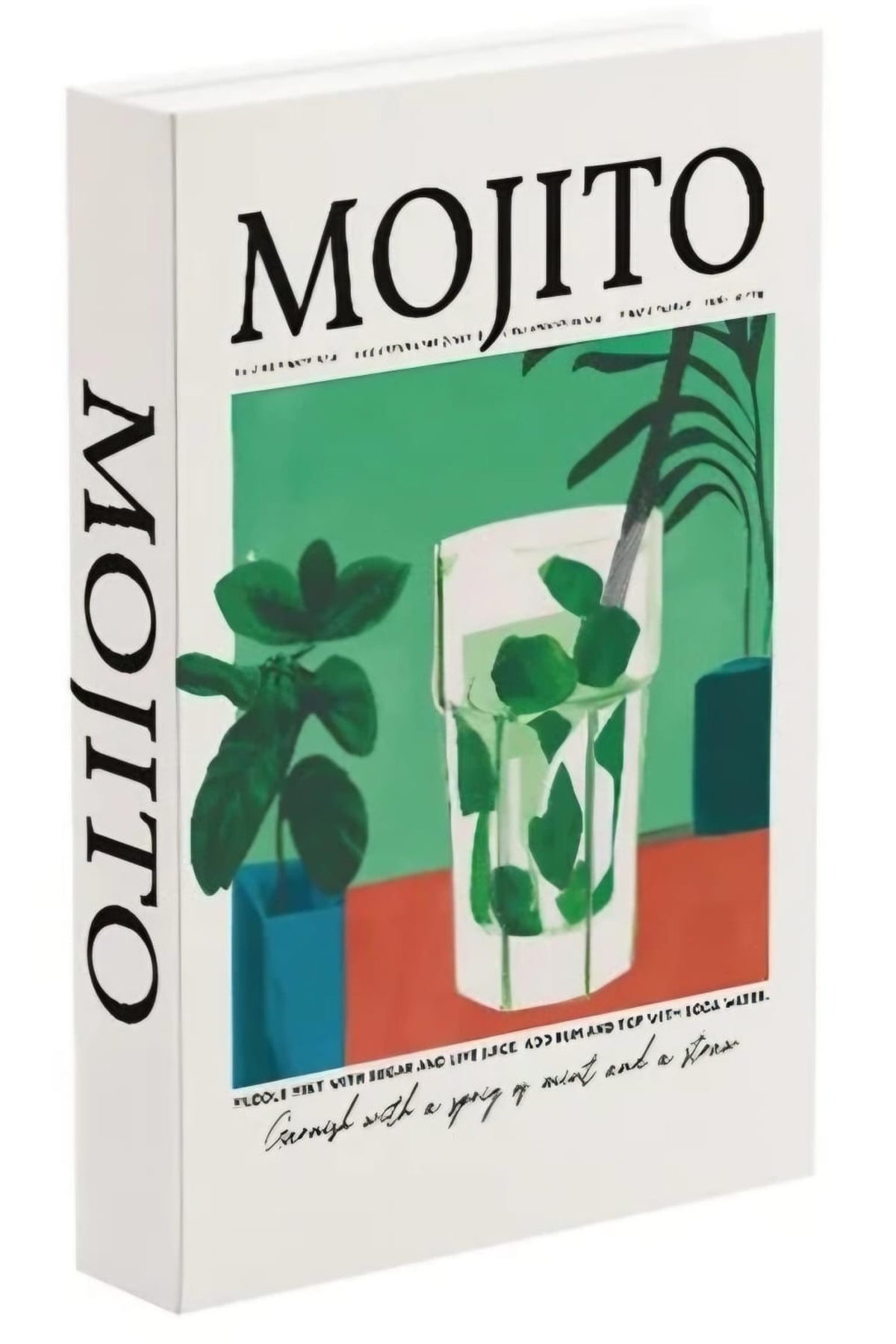 631 MOJITO dekoratif kitap kutusu