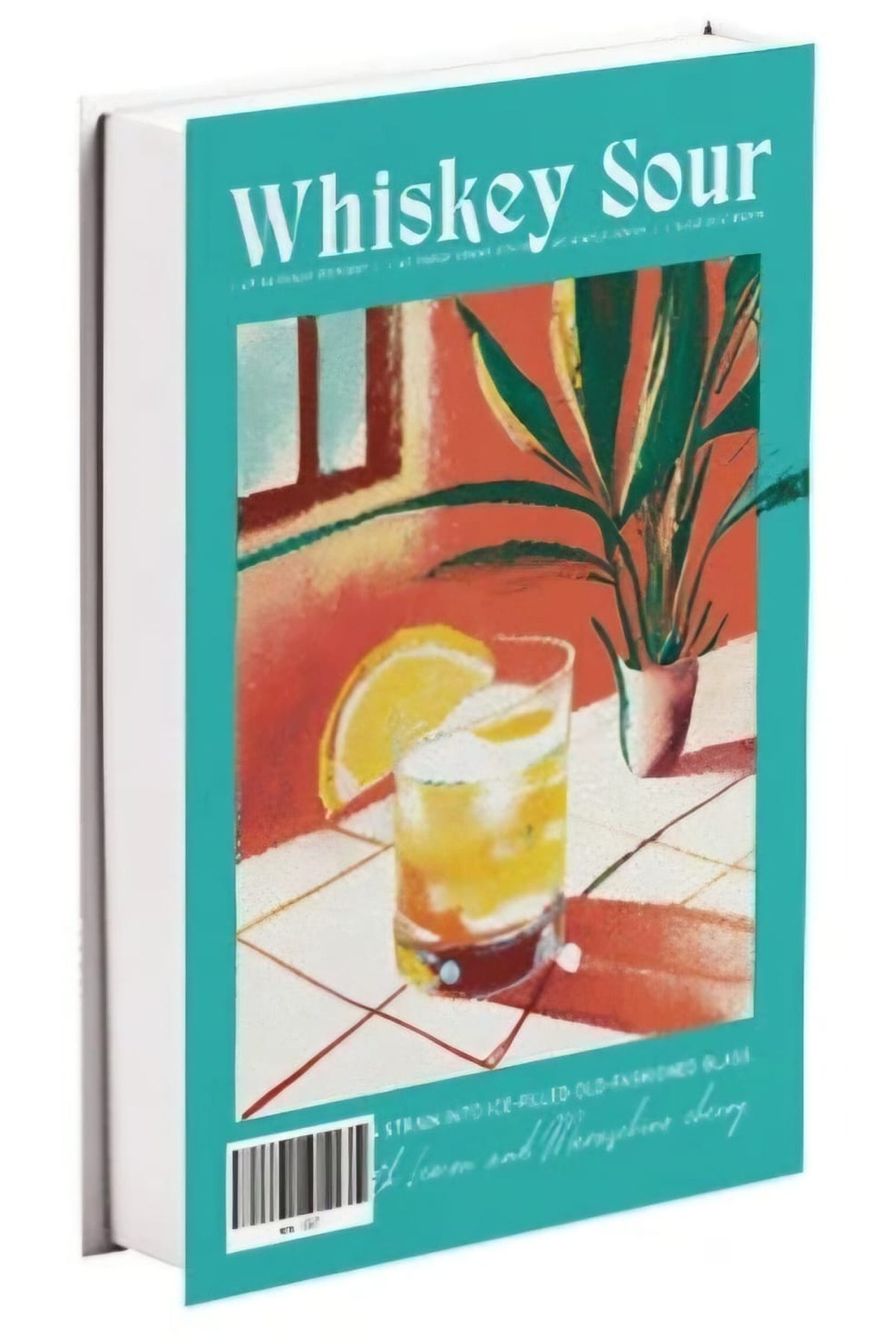 643 WHISKEY SOUR dekoratif kitap kutusu